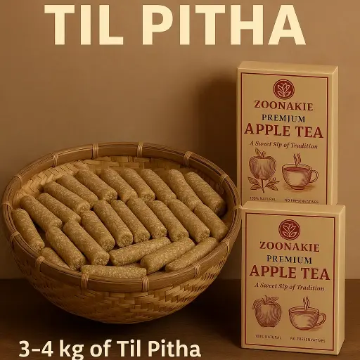 Til-pitha bulk order(as per your demand)+ 2 pkt premium apple tea